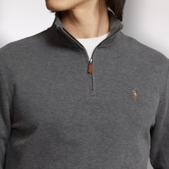 Estate-Rib Quarter-Zip Pullover Polo Ralph Lauren - Picture 2 of 15